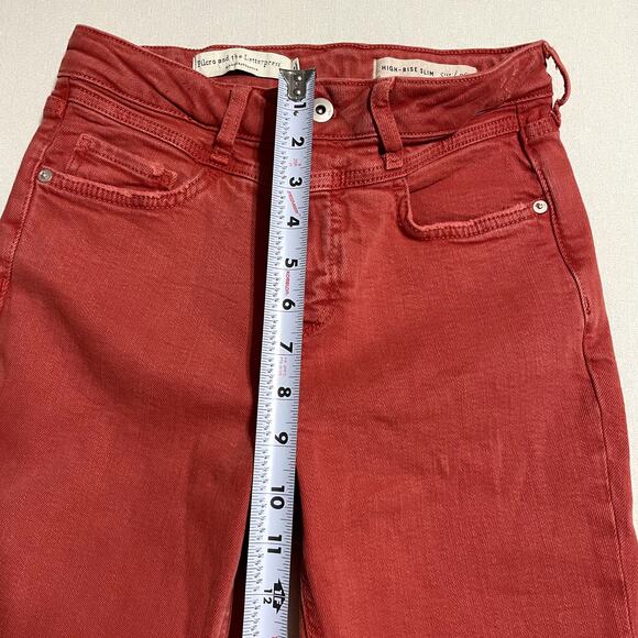 Pilcro and the Letterpress‎ Anthropologie High Rise Distressed Jeans - Size 26 - Picture 6 of 8